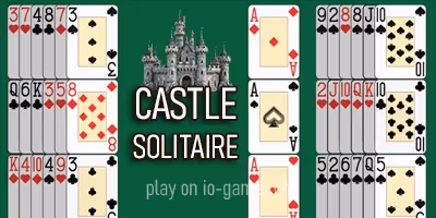 gameplay large view BELEAGUERED CASTLE SOLITAIRE  gameplay small view
