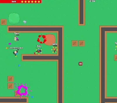 Dizzy Troopers io gameplay large view