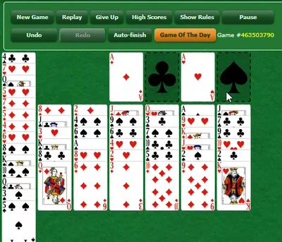 Flower Garden Solitaire by GreenFelt gameplay large view