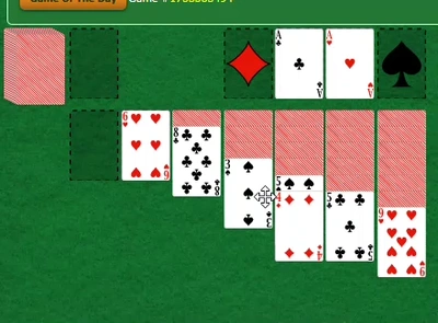 Klondike Solitaire Three Turn by Green Felt gameplay large view