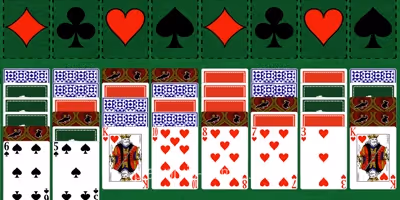 gameplay large view Spider Solitaire Two Suits  gameplay small view